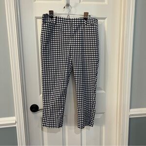 Talbots Perfect Crop Pant in Sunrise Gingham